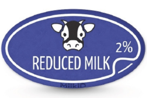Reduced Milk Label